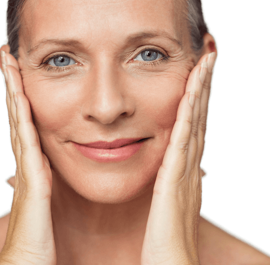 One-Stitch-Facelift – Frau mit gestraffter Gesichtspartie
